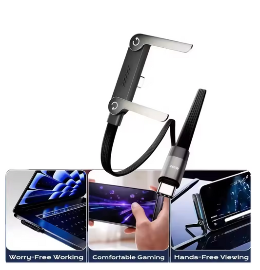 Quick Charge on-the-go Charger with Built in Stand